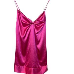 💸 VICTORIA'S SECRET Hot Pink Chemise Nightwear Sz Sm